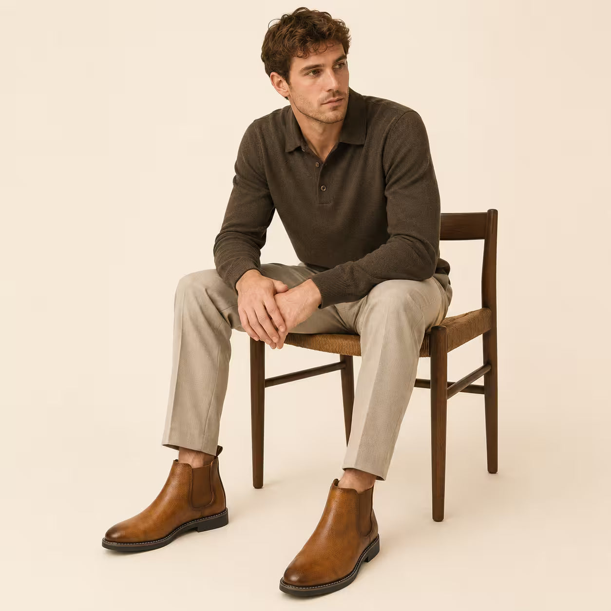 Cognac Merton Chelsea Boot