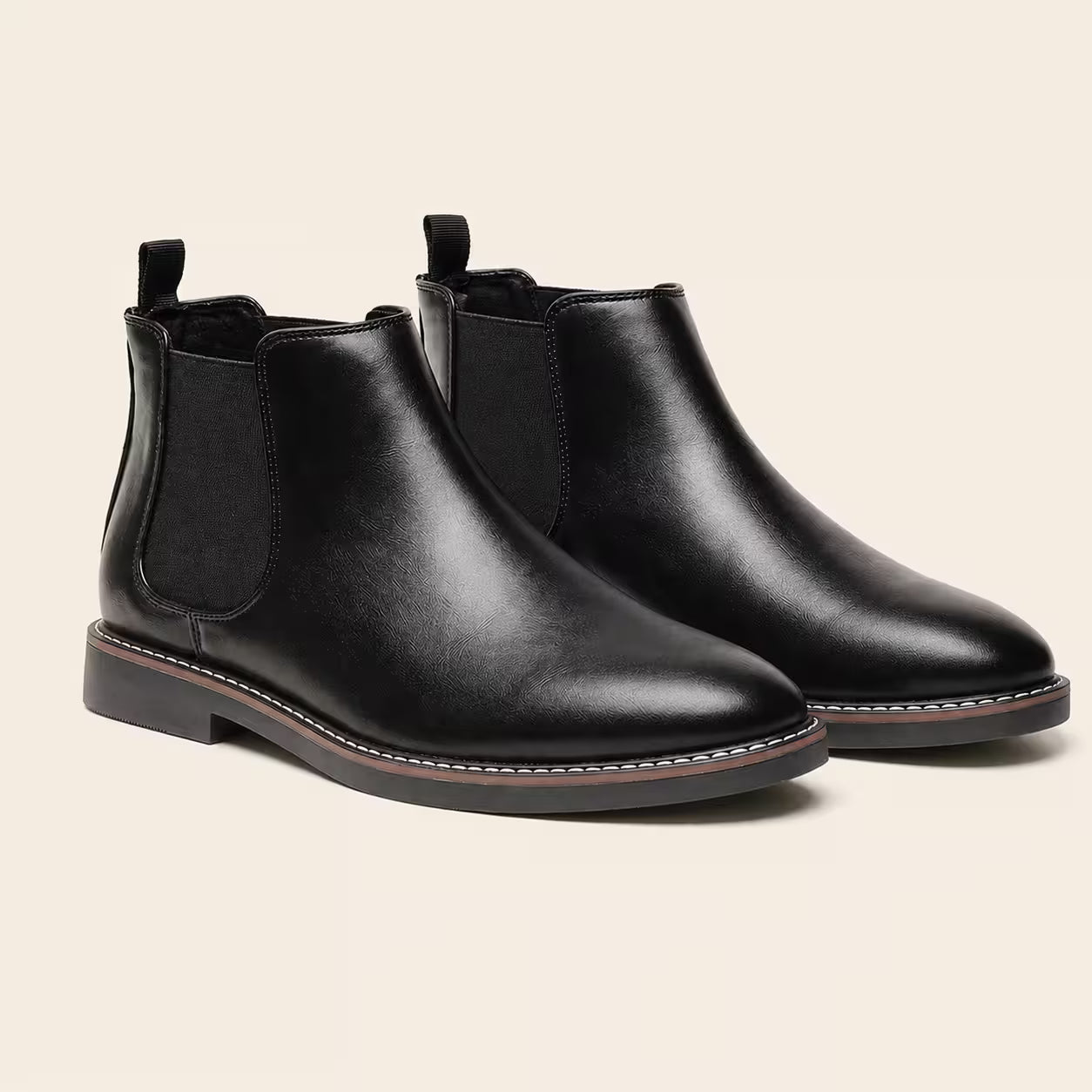 Black Merton Chelsea Boot