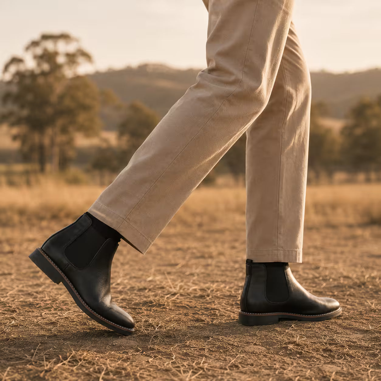 Black Merton Chelsea Boot