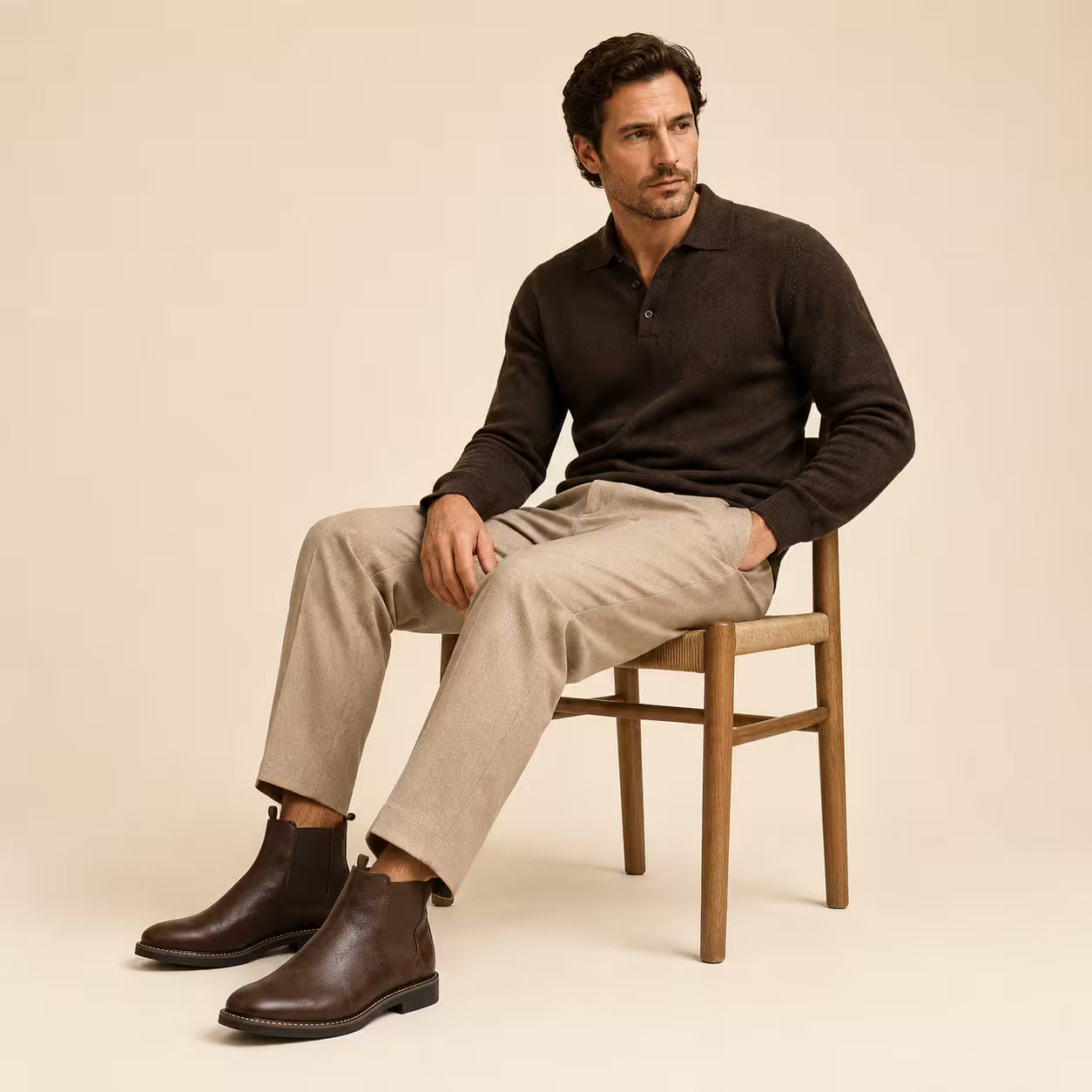 Dark Brown Merton Chelsea Boot