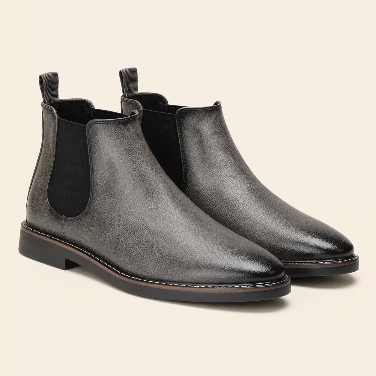 Grey Merton Chelsea Boot