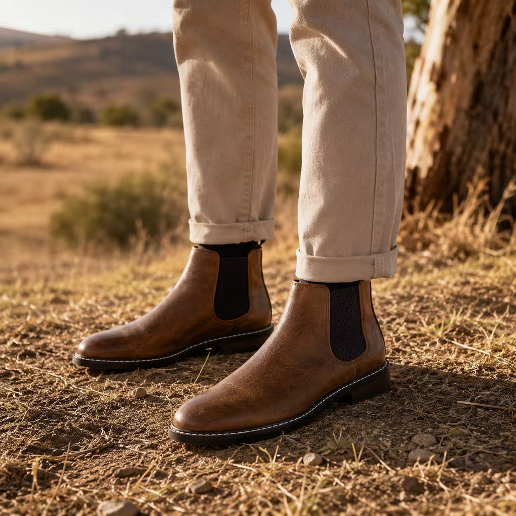 Tan Merton Chelsea Boot